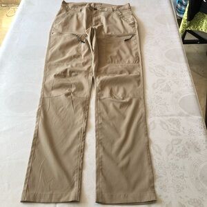 World Wide Sportsman Khaki Hybrid Fishing Outdoor Camping Pants Men’s Size 32/32